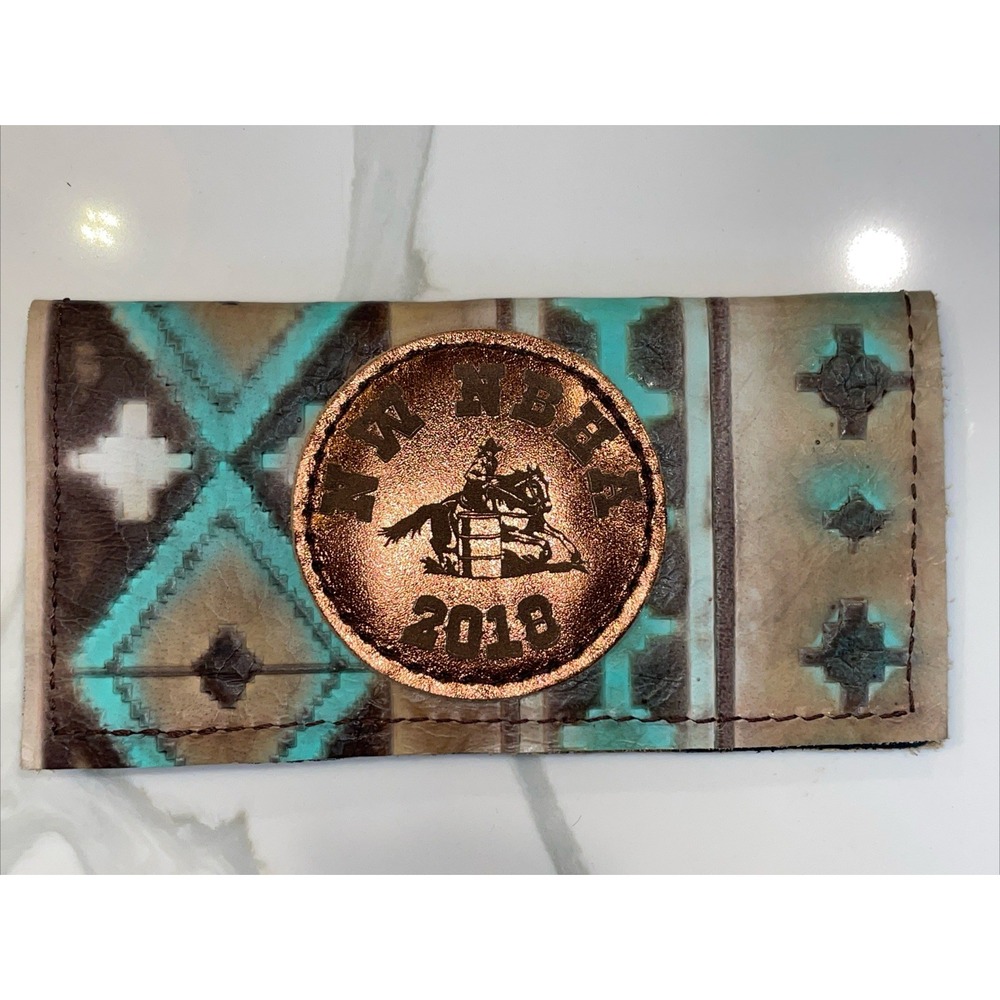 RUNNING ROAN TACK COWBOY WOMAN'S WALLET, FINE CRAFTED LEATHER 2018